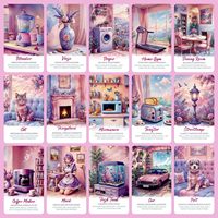 Boîte de jeu de cartes de tarot en papier personnalisée OEM en gros avec design personnalisable, adaptée aux familles et portable, incluant un guide