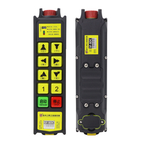 Control Remoto Inalámbrico Industrial de 8 Teclas y Doble Velocidad, Impermeable IP67, con Parada de Emergencia y Antiinterferencias para Grúa