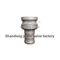 Acoplamiento Rápido Doble Hembra Tipo B de Aleación de Aluminio, Reductor de Tubería de Agua, Acoplador Rápido Hexagonal para Camión Cisterna de Acero Inoxidable