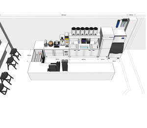 Fournisseur professionnel 2026 pour l'ouverture de salons de thé à bulles : Équipement en acier inoxydable pour le thé au lait, machine à <span class=keywords><strong>faire</strong></span> le thé Boba, conception gratuite - Product Image 3