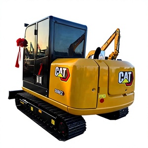 Mini-excavatrice sur chenilles hydraulique Caterpillar CAT306E/306D de 6 tonnes d'occasion, haute puissance de creusement, moteur Cummins PLC, CE EPA - Product Image 1