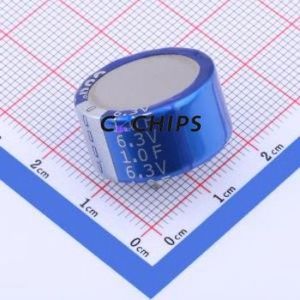 ตัวเก็บประจุ CK6R3105CF-ZJ ซูเปอร์คาปาซิเตอร์ผ่านรู (THT) 1F -20% ~ + 80% 6.3V 20uA @ 72hrs - Product Image 1