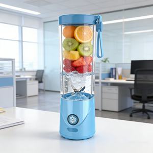 Licuadora Portátil para Auto y Exteriores, 550 ml, con Batería de Larga Duración de 2000 mAh, Libre de BPA, de un Solo Toque, Manos Libres, USB, 6 Cuchillas SUS304, Modo Turbo - Product Image 3