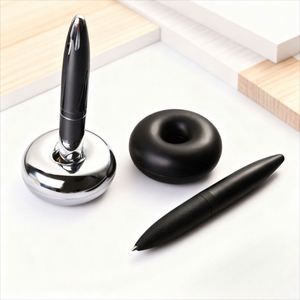 Business Luxury <b>Floating</b> <b>Desk</b> Pen Gel Pen Writes Smoothly Suitable for Bank Counters Metal Ballpoint Pen Custom Corporate Gifts - Product Image 2