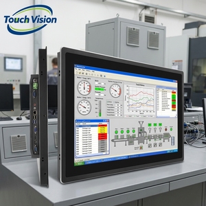 Panel PC Táctil Industrial de 10 12 15 17 19 21.5 Pulgadas, 1000 Nits, Sin Ventilador, IP65 Resistente al Agua, Linux/Win10 Integrado para Control HMI - Product Image 1