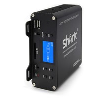 SHARK Motorrad-Audio 4-Kanal Hochleistungs-Externer Verstärker Bluetooth USB/SD/AUX 20Hz-20kHz Frequenzgang OLIVER Passgenauigkeit