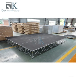 Shiny Matte Black Smart <b>Stage</b> Portable Trendy Panels for Commercial Party Ceremony - Product Image 4