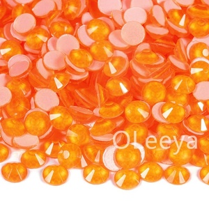 OLeeya Factory Wholesale Rhinestone Bulk Neon Fluorescence Crystals Flatback Non Hotfix Rhinestones for Garment Decoration - Product Image 3