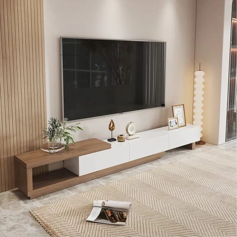 Modern European classic luxury tv cabinet modern luxury living room furniture Exquisite Exterior Design wood Tv Cabinet