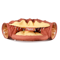 Nid pour animaux de compagnie perceuse baril fabricant chenil en gros chat jouet chat fournitures canal pliant chat légumes Tunnel