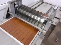 Assurance qualité coupe-bonbons aux arachides taffy nougat bonbons dicer cutter machine