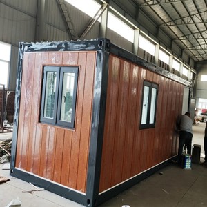 บ้านไม้สำเร็จรูปขนาดเล็กพร้อมส่ง ใช้เป็นบ้านสำนักงาน โรงเรียน โรงแรม โรงงาน ห้องนั่งเล่น ห้องน้ำ คีออสก์ วิลล่า - Product Image 1