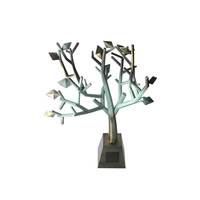 Trophée de sublimation en métal bronze vert, motif arbre, pour marathon européen, médaille de simulation, trophée sans valeur nominative
