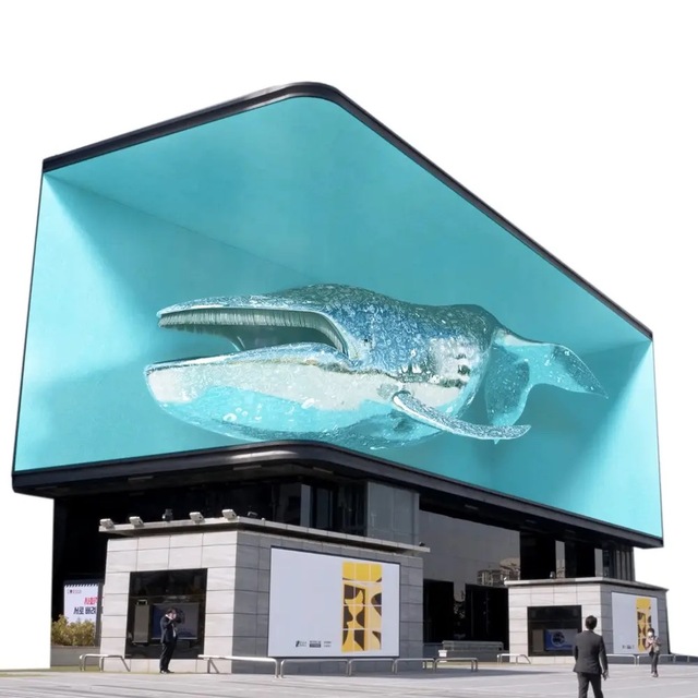 JL Naked Eye Hologram Technology Immersive Advertising Interactive 3D Video Wall Screen P3 P4 P5 P6 P8 P10Outdoor 3D Led Display