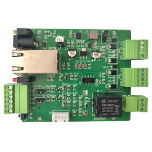 TCP/IPイーサネット1リレー出力2 Wiegand入力2ドライコンタクト電気入力2プッシュボタン出力リレーIOモジュールIOボード - Product Image 2