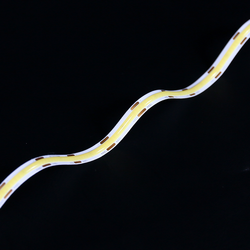 High Brightness COB LED Strip Light Rated PVC Material Landscape Lighting Remote Control DC12V ROHS Certified