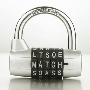 Combinaison de 5 lettres de l'alphabet, <span class=keywords><strong>cadenas</strong></span> de gymnastique robuste - Product Image 3