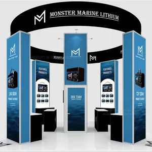 20x20 or 6x6 Exhibition Booth Stand with Island Style for Trade Show