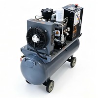 Compresseur d'air à vis SPERAN 5,5 kW 7 CV 380 V, compresseur à vis monté sur réservoir, silencieux, à économie d'énergie, directement de l'usine