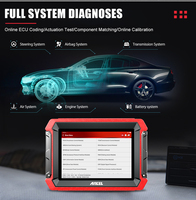 Escáner OBD2 ANCEL DS600, Diagnóstico de Todos los Sistemas, Control Bidireccional, Codificación ECU, 34 Funciones de Reinicio