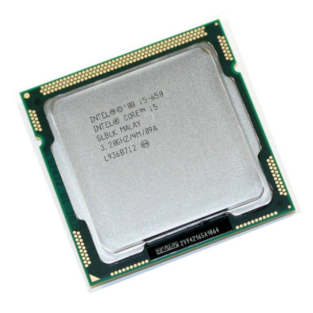 Used Desktop Computer CPU Models I3-530 I3-540 I3-550 I5 650 I5-680 I5-750 LGA 1156 Product Used