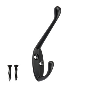 Zinc Alloy Wall <b>Hooks</b> Rectangle Shape Wardrobe Coat <b>Hook</b> Easy Install Bedroom Living Room Use - Product Image 4