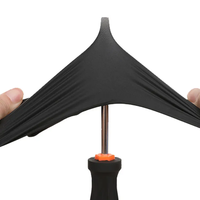 Gants jetables Nitrile 9 pouces sans latex pour le nettoyage, les soins des cheveux, le nail art, la beauté, les salons et le tatouage – 3mil 4mil