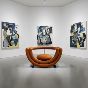 <span class=keywords><strong>Fauteuil</strong></span> de loisir moderne et créatif en métal rembourré - <span class=keywords><strong>Fauteuil</strong></span> d'appoint de luxe unique pour hall d'hôtel et salon de villa - Product Image 4