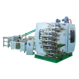 Fully automatic and efficient polyester polylactic acid cup 6-color dry offset press/