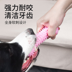 Pet Chew Toys Rope Bone Teething Toy Rubber Indoor <b>Dog</b> Chew Toy QW506 - Product Image 3