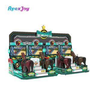 Steed <span class=keywords><strong>Clash</strong></span> (2 giocatori) - Macchina da gioco di corse di cavalli con feedback di vibrazione e effetti sonori dinamici di corsa - Product Image 2