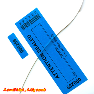 Оптовые красные защитные наклейки PET Void Open с индивидуальным логотипом, пломбы с защитой от вскрытия, этикетки для защиты от подделок - Product Image 5