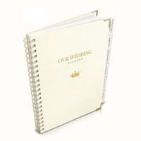 Livre d'or de mariage personnalisé en feuille d'or avec stylo inclus pour les signatures et souvenirs des invités