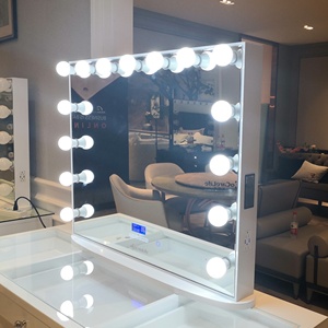 Có Hàng Tại Hoa Kỳ! Gương Trang Điểm Bóng Đèn DoCareLife, Gương Trang Điểm Phong Cách <span class=keywords><strong>Hollywood</strong></span>, Có Loa Không Dây - Product Image 3