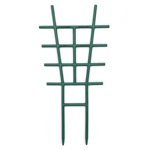 Mini enrejados de plástico extensible para jardín, pantalla de escalada para plantas en maceta, soporte para jaula de patatas y tomate