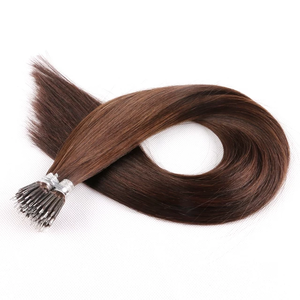Jasmine Beauty Top <b>Russian</b> Human Hair Nano Tip Hair Extensions European Hair super double drawn hair virgin human hair extension - Product Image 3