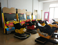 Simulateur de haute qualité Arcade Super Bike 2 Jeux Machines de course de moto TT pour la ville de divertissement