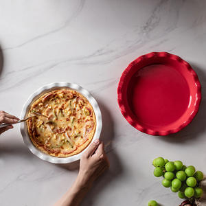 Plato <span class=keywords><strong>de</strong></span> Cerámica con Diseño <span class=keywords><strong>de</strong></span> Ondas MIXWARES, Ecológico, Apto para Todo Tipo <span class=keywords><strong>de</strong></span> Cocinas, <span class=keywords><strong>Horno</strong></span> <span class=keywords><strong>de</strong></span> Microondas, <span class=keywords><strong>Bandeja</strong></span> para Hornear Pizza - Product Image 3