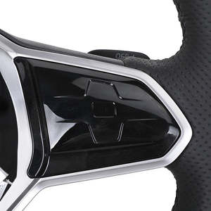 SOON TODA cuir noir et cuir véritable modifié pour volant de voiture Volkswagen MK6 Golf 6 GTI MK7 Golf 7 - Product Image 3