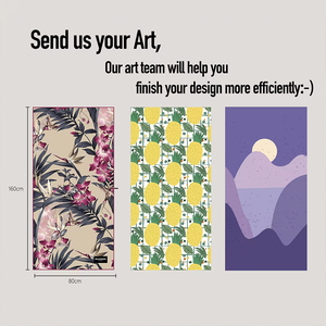 Cá nhân thân thiện với môi dày tái chế Polyester Mandala sợi nhỏ bãi biển Khăn với nhãn hiệu riêng - Product Image 4