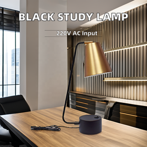 Lámparas de escritorio LED ajustables de Color negro, decoración de tamaño mediano, estudio de oficina, <span class=keywords><strong>pez</strong></span> multiusos moderno junto a la lámpara de mesa con E27 - Product Image 3