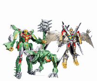 Mainan Dinosaurus Transformable 2 in 1 untuk Anak Laki-laki 6+ Mainan Dinosaurus untuk Permainan Kreatif