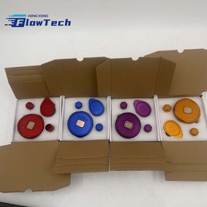 ฝาครอบน้ำหล่อเย็นอะลูมิเนียม FlowTech 6061 พร้อมฝาครอบแอร์และฝาครอบแหวนรอง สำหรับ Honda Civic FL1 รุ่นที่ 11 ปี 2022+ – สีแดง น้ำเงิน ทอง ม่วง - Product Image 2