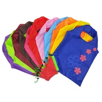 Sacs de courses écologiques personnalisés en nylon ripstop recyclé, sacs de courses réutilisables pliables en polyester