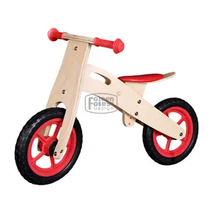 Wooden Balance Bicycle "Surfer" High Quality Best Gift For Kids With Wood Balance Bike