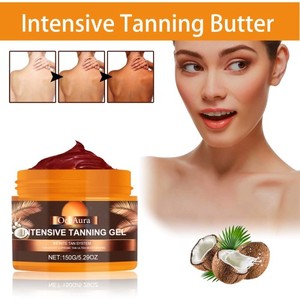 OceAura gel de bronzage intensif sans <span class=keywords><strong>soleil</strong></span> <span class=keywords><strong>noir</strong></span> plage d'été naturel couleur blé hydratant soin du corps - Product Image 2