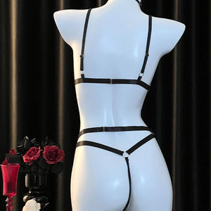 Biancheria intima <span class=keywords><strong>donna</strong></span> <span class=keywords><strong>abbigliamento</strong></span> intimo Fetish moda <span class=keywords><strong>abbigliamento</strong></span> <span class=keywords><strong>erotico</strong></span> in pizzo con catene per il corpo - Product Image 6