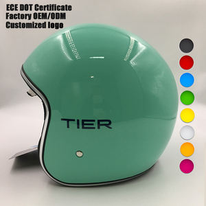 <span class=keywords><strong>Casque</strong></span> de <span class=keywords><strong>scooter</strong></span> allemand rétro de moto vintage doublure amovible vert personnalisé 3/4 avion de chasse <span class=keywords><strong>casque</strong></span> ouvert demi-visage - Product Image 1
