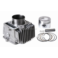 Cilindro de aro de pistón de 52,4mm, Kit completo de cilindro de 110cc para motocicleta Dlx 110 Px 110