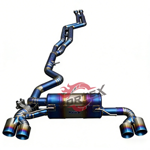 ระบบท่อไอเสียน้ำหนักเบาประสิทธิภาพสูง Vortex Blue Burnt Titanium Alloy สำหรับ 1M E82 Ti Universal Fit ขนาด 1.2 มม. รับประกัน 24 เดือน - Product Image 6